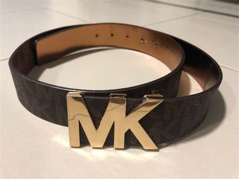 michael kors belt mens gold buckle|michael kors belt price.